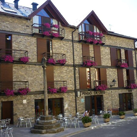 Pensio La Creu Otel Esterri d'Àneu Dış mekan fotoğraf